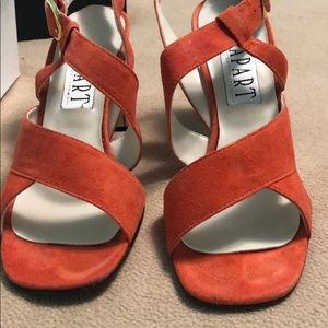 Apart Impressions Coral orange Heels